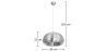 Buy Spluging Pendant Light - Steel Steel 13697 at MyFaktory