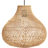 Buy Rattan Ceiling Lamp - Bali Boho Hanging Lamp - Gehe Natural 61136 - in the UK