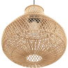 Buy Rattan Ceiling Lamp - Bali Boho Hanging Lamp - Gehe Natural 61136 in the United Kingdom