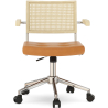 Buy Rattan Office Chair - Swivel - Sembra Brown 61143 - in the UK