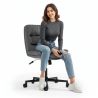 Buy Upholstered Office Chair - Swivel - Arba Dark grey 61144 at MyFaktory