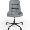 Buy Upholstered Office Chair - Swivel - Arba Dark grey 61144 at MyFaktory