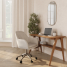 Buy Swivel Office Chair with Armrests - Venia Beige 61145 - prices