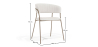 Buy Dining chair - Upholstered in Bouclé Fabric - Lona White 61148 home delivery
