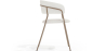 Buy Dining chair - Upholstered in Bouclé Fabric - Lona White 61148 at MyFaktory