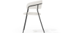 Buy Dining chair - Upholstered in Bouclé Fabric - Lona White 61149 home delivery