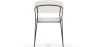 Buy Dining chair - Upholstered in Bouclé Fabric - Lona White 61149 with a guarantee