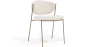 Buy Dining chair - Upholstered in Bouclé Fabric - Vara White 61150 home delivery