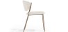 Buy Dining chair - Upholstered in Bouclé Fabric - Vara White 61150 - in the UK