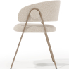 Buy Dining Chair - Upholstered in Fabric - Karen Beige 61151 in the United Kingdom