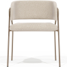 Buy Dining Chair - Upholstered in Fabric - Karen Beige 61151 - in the UK