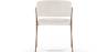 Buy Dining chair - Upholstered in Bouclé Fabric - Manar White 61152 - prices