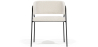 Buy Dining chair - Upholstered in Bouclé Fabric - Manar White 61153 - in the UK