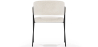 Buy Dining chair - Upholstered in Bouclé Fabric - Manar White 61153 - in the UK