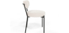 Buy Dining Chair - Upholstered in Bouclé Fabric - Simo White 61154 - in the UK