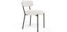 Buy Dining Chair - Upholstered in Bouclé Fabric - Simo White 61154 in the United Kingdom