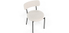 Buy Dining Chair - Upholstered in Bouclé Fabric - Simo White 61154 with a guarantee