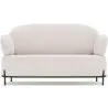 Buy 2/3-Seater Sofa - Upholstered in Bouclé Fabric - Munum White 61155 - in the UK