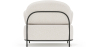 Buy Design armchair - Upholstered in bouclé fabric - Munum White 61156 with a guarantee