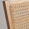 Buy Dining Chair in Cane Rattan - with Armrests - Leru Natural wood 61162 in the United Kingdom