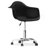 Buy Office Chair with Armrests - Desk Chair with Castors - Emery Black 14498 home delivery