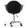 Buy Office Chair with Armrests - Desk Chair with Castors - Emery Black 14498 - in the UK