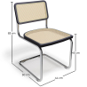 Buy Dining Chair Boho Bali- Shive Black 61164 - in the UK