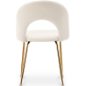 Buy Dining Chair - Upholstered in Bouclé Fabric - Maeve White 61167 - in the UK