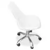 Buy Tulip swivel office chair with wheels White 58487 - in the UK