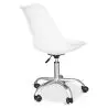 Buy Tulip swivel office chair with wheels White 58487 - prices
