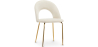 Buy Dining Chair - Upholstered in Velvet - Maeve Cream 61168 in the United Kingdom