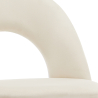 Buy Dining Chair - Upholstered in Velvet - Maeve Cream 61168 - prices