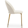 Buy Dining Chair - Upholstered in Velvet - Maeve Cream 61168 home delivery