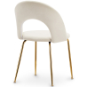 Buy Dining Chair - Upholstered in Velvet - Maeve Cream 61168 with a guarantee