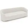 Buy 4/5 Seater Sofa - Bouclé Fabric Upholstery - Treya White 60662 home delivery