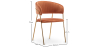 Buy Dining chair - Upholstered in Velvet - Lona Reddish orange 61147 at MyFaktory