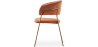 Buy Dining chair - Upholstered in Velvet - Lona Reddish orange 61147 home delivery