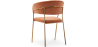 Buy Dining chair - Upholstered in Velvet - Lona Reddish orange 61147 with a guarantee