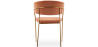 Buy Dining chair - Upholstered in Velvet - Lona Reddish orange 61147 - in the UK