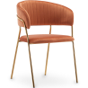 Buy Dining chair - Upholstered in Velvet - Lona Light grey 61147 - prices