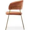 Buy Dining chair - Upholstered in Velvet - Lona Reddish orange 61147 home delivery