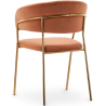 Buy Dining chair - Upholstered in Velvet - Lona Light grey 61147 in the United Kingdom