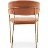 Buy Dining chair - Upholstered in Velvet - Lona Reddish orange 61147 - in the UK