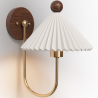 Buy Wall Lamp Aged Gold - Vintage Wall Sconce - Carma White 61213 home delivery