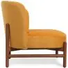 Buy Velvet Upholstered Armchair with Wood - Ebbe Mustard 61215 home delivery