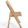 Buy Folding Wooden Rattan Dining Chair -Bama Natural wood 61157 with a guarantee