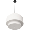 Buy Ceiling Pendant Lamp - Fabric Shade - Sime Black 60681 home delivery