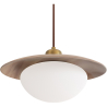 Buy Ceiling Pendant Lamp - Wood - Hapa Natural 61218 home delivery