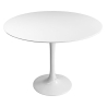 Buy Round Fiberglass Tulipa Table - 110cm White 29845 - prices