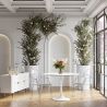 Buy Round Fiberglass Tulipa Table - 110cm White 29845 in the United Kingdom